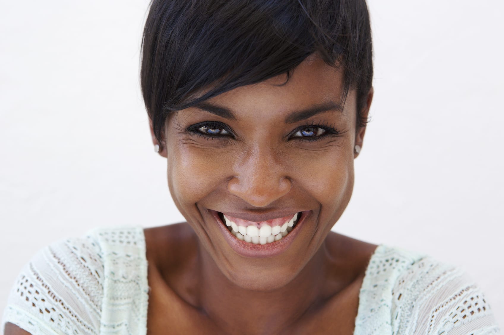 African American Model Smiling