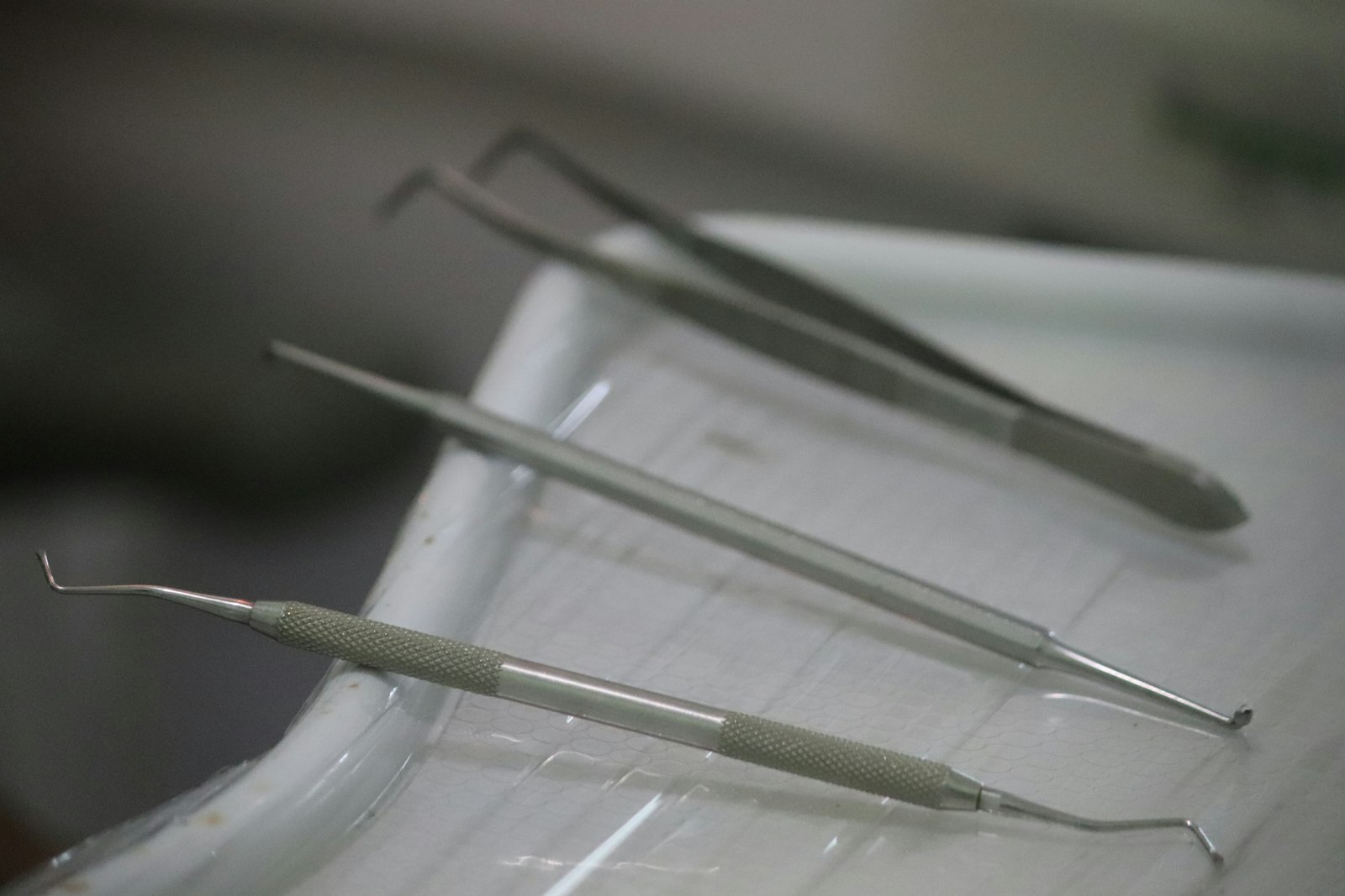Dental instruments ready for emergency treatment in Belmont MA